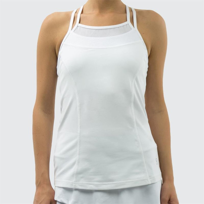 Sofibella Women's Break Cami (White, Large)