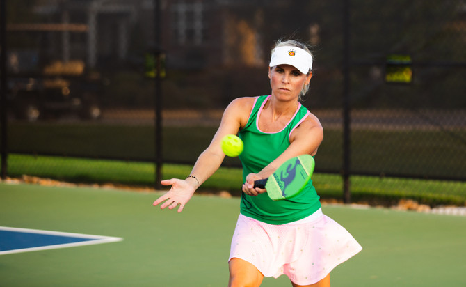 Faye+Florie Piped Racer Tennis Shirt