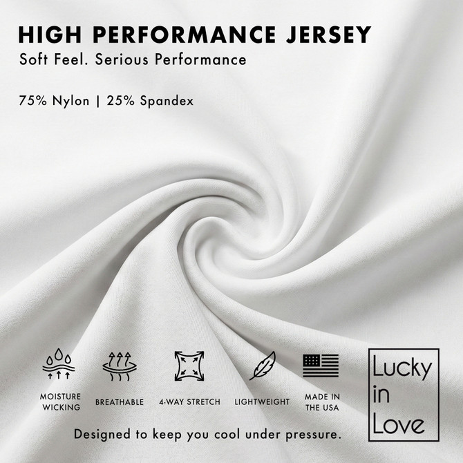 Lucky in Love Womens Scallop Tennis Skirt, Premium Moisture-Wicking Athletic Skort for Tennis, Pickleball, Padel & Workout