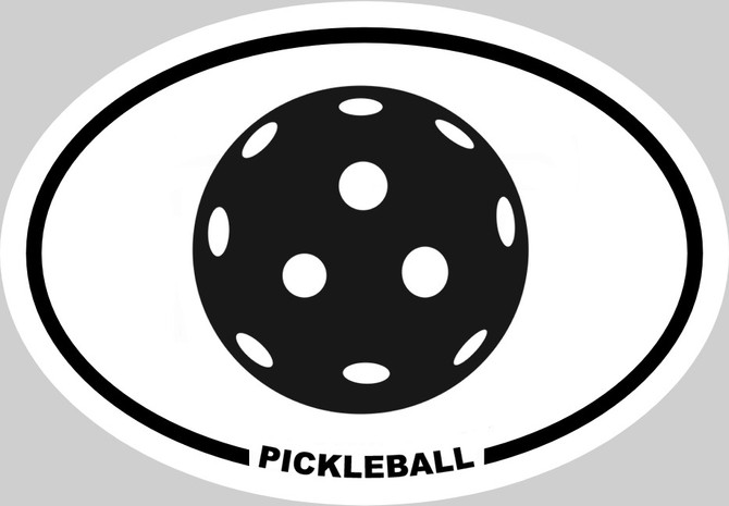 Pickleball Bumper Stickers (3 pack)