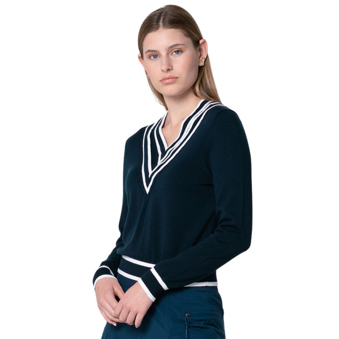 Lucky In Love Victory V-neck Sweater 