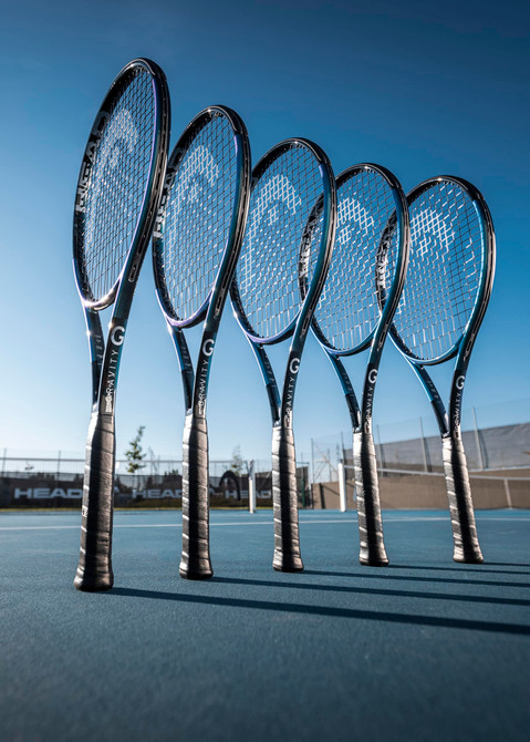 HEAD Gravity Tour Tennis Racquet | Strung Mid Tension with Velocity 16G
