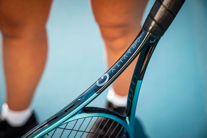 HEAD Gravity MP 2025 Tennis Racquet | Strung Mid Tension with Velocity 16G String