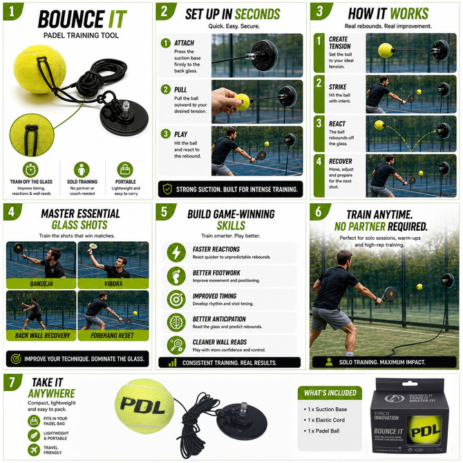 TRC INNOVATION Bounce It Padel Training Tool