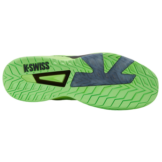 K-Swiss K-Frame Speed Rublo Tennis Shoe (Soft Neon Green/Black/Neon Lava)