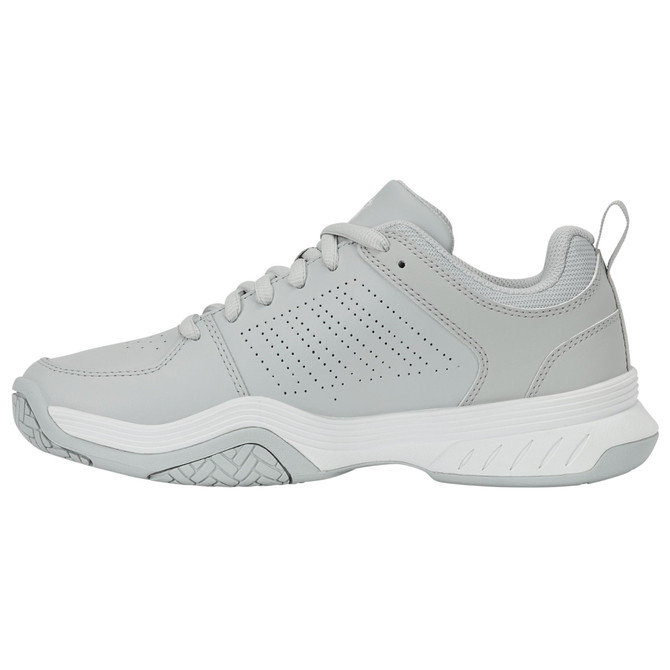 K-Swiss Women's Court  Express 2 Tennis Shoe (Glacier Gray/White/Baltic) 