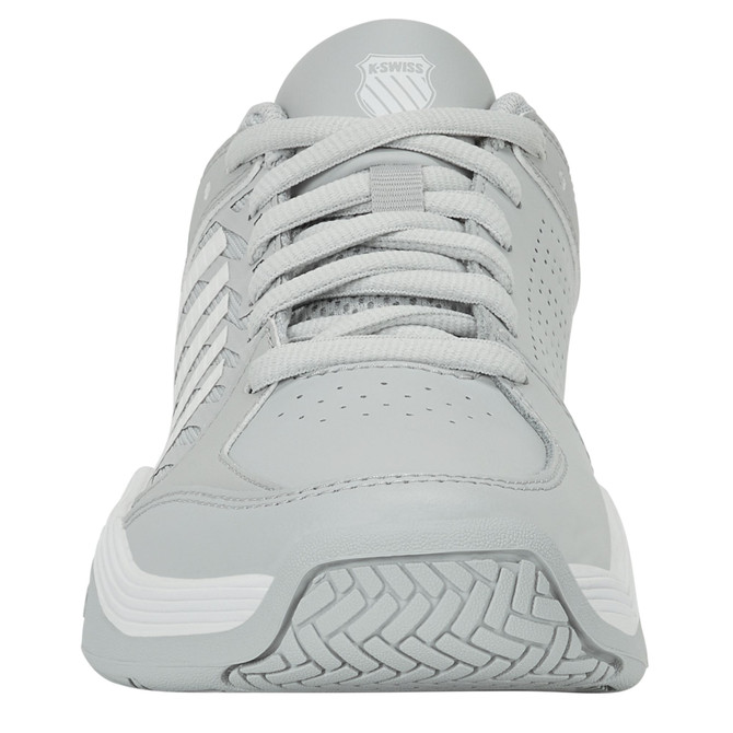 K-Swiss Women's Court  Express 2 Tennis Shoe (Glacier Gray/White/Baltic) 