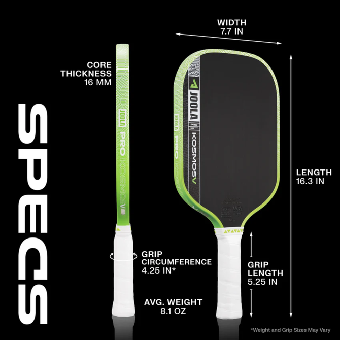 Joola Kosmos Pro V 16mm Pickleball Paddle