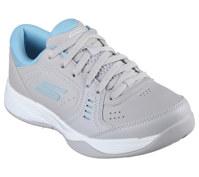 Skechers Women's Viper Court Smash (Size 9.5, Gray/Blue) (No Original Box)