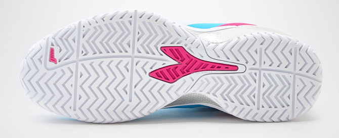 Diadora Women's Blushield Torneo All Ground Tennis Shoe (Size 7.5, Sky Blue/White) (No Original Box)