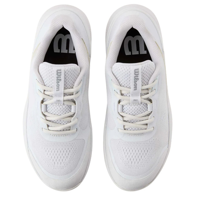 Wilson Women's Intrigue Pro Tennis Sneaker (Size 7.5 White/White/Silver) (No Original Box)