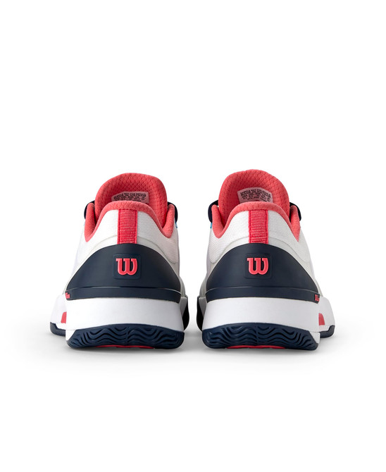 WILSON Women's Intrigue Tour Tennis Sneaker (Size 7 White/Navy Blazer/Dubarry) (No Original Box)