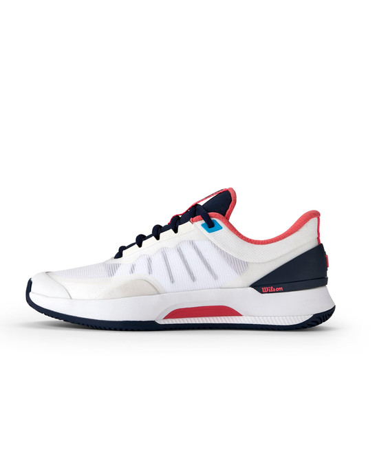 WILSON Women's Intrigue Tour Tennis Sneaker (Size 7 White/Navy Blazer/Dubarry) (No Original Box)