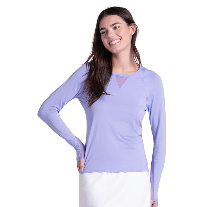 Lucky in Love Women’s High Low Breezy Long Sleeve Top