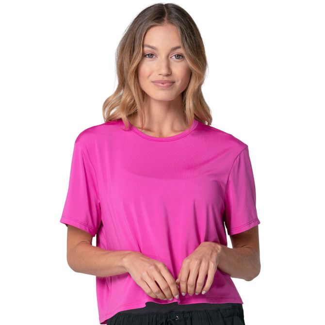 Lucky In Love Power Box Tee With UV Protection  