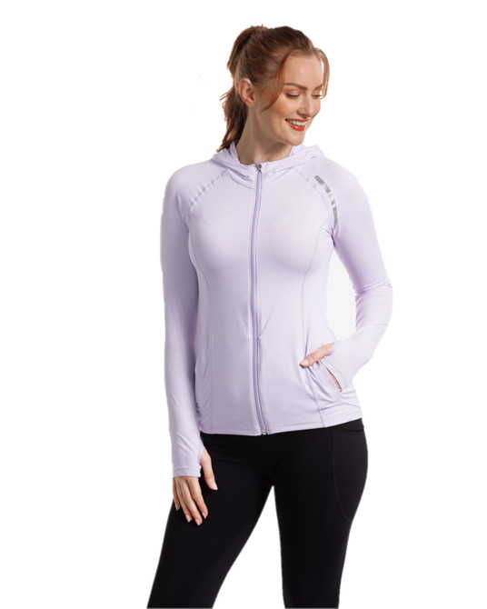 BloqUV Women's UPF 50+ Sun Protection Active Hoodie Jacket