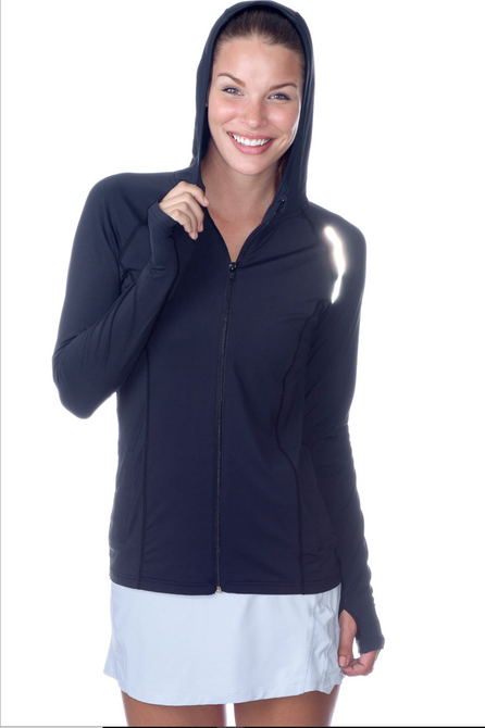 BloqUV Women's UPF 50+ Sun Protection Active Hoodie Jacket