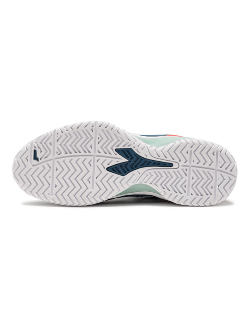 Diadora Women's Blushield Torneo 2 All Ground Tennis Shoe. (Size 10, Legion Blue/White/Surf Spray) (No Original Box)