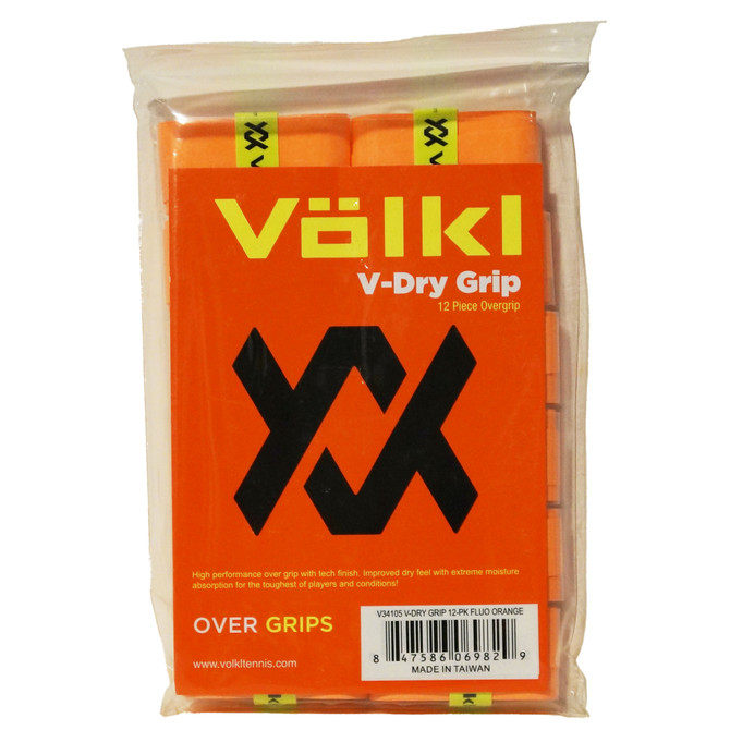 Völkl V-Dry Overgrip | Tennis, Pickleball & Squash Racquet Overgrip | Dry-Touch, Sweat-Absorbing Grip Tape