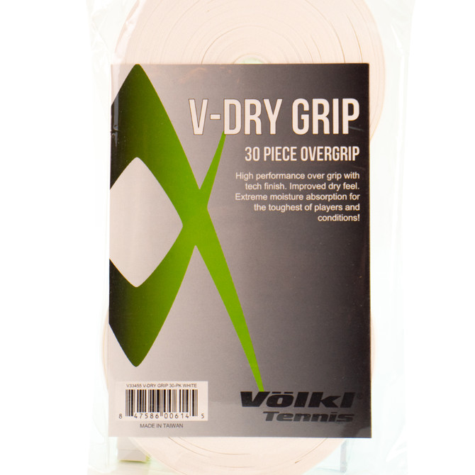 Völkl V-Dry Overgrip | Tennis, Pickleball & Squash Racquet Overgrip | Dry-Touch, Sweat-Absorbing Grip Tape