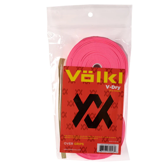 Völkl V-Dry Overgrip | Tennis, Pickleball & Squash Racquet Overgrip | Dry-Touch, Sweat-Absorbing Grip Tape
