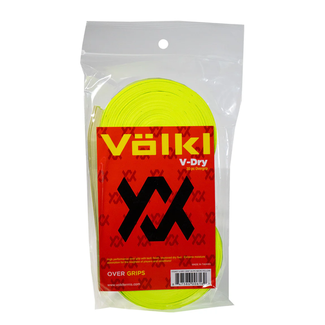 Völkl V-Dry Overgrip | Tennis, Pickleball & Squash Racquet Overgrip | Dry-Touch, Sweat-Absorbing Grip Tape