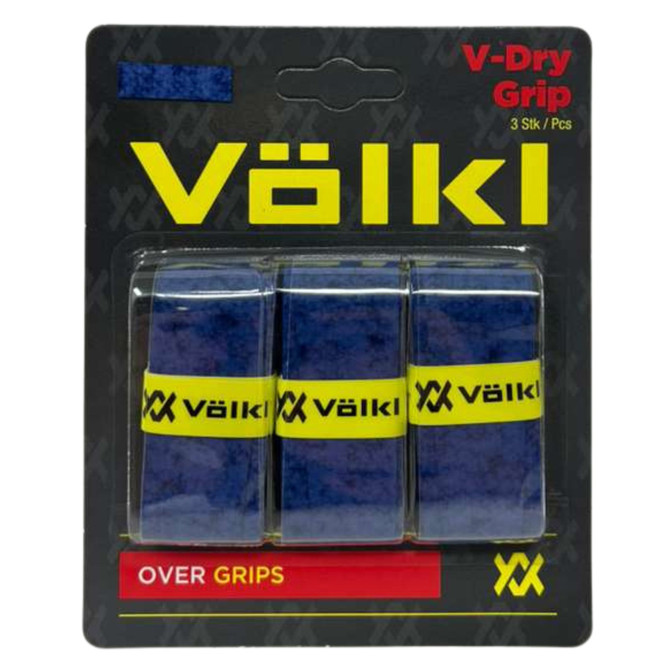 Völkl V-Dry Overgrip | Tennis, Pickleball & Squash Racquet Overgrip | Dry-Touch, Sweat-Absorbing Grip Tape