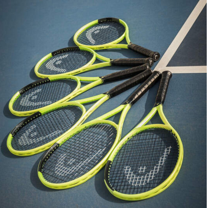 HEAD Extreme Pro 2026 Tennis Racquet | Strung Mid Tension with Velocity 16G String