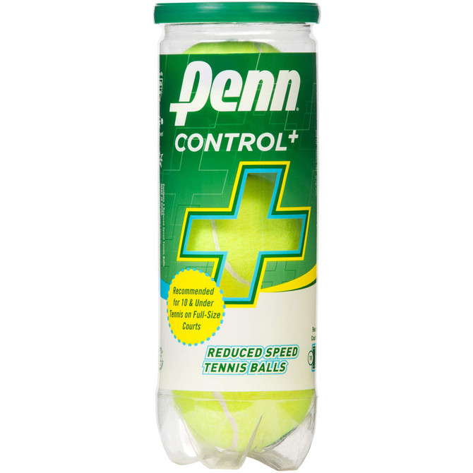 Penn Control Plus Green Dot Tennis Ball | 1 Can | 3 Balls