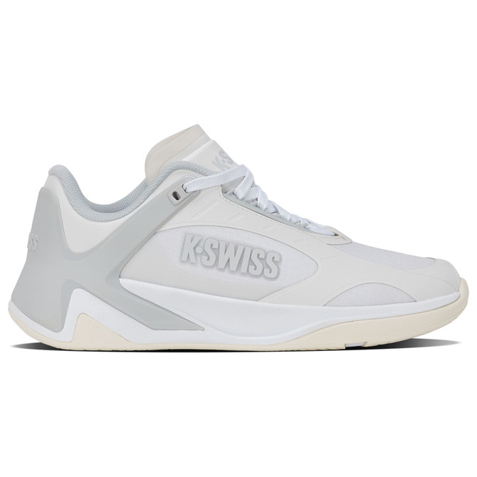 K-Swiss Women's K-Frame Pickleball Performance Shoe (Blanc de Blanc/White/Glacier Gray) 