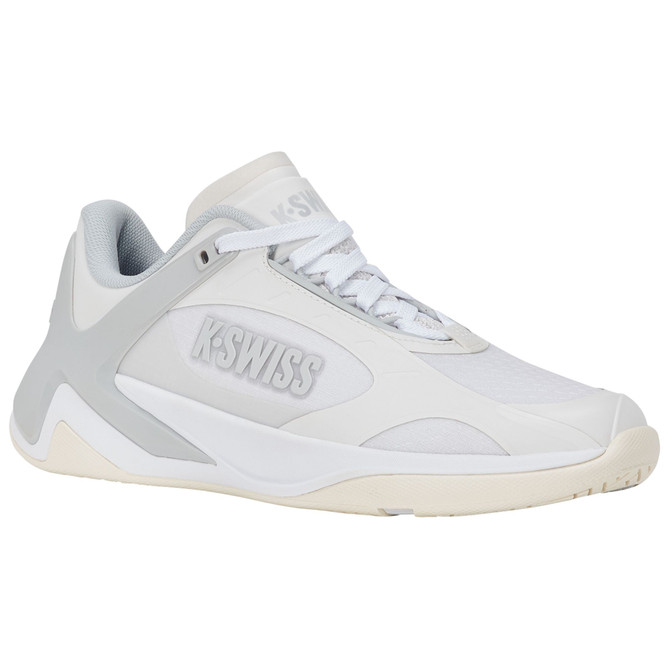 K-Swiss Women's K-Frame Pickleball Performance Shoe (Blanc de Blanc/White/Glacier Gray) 