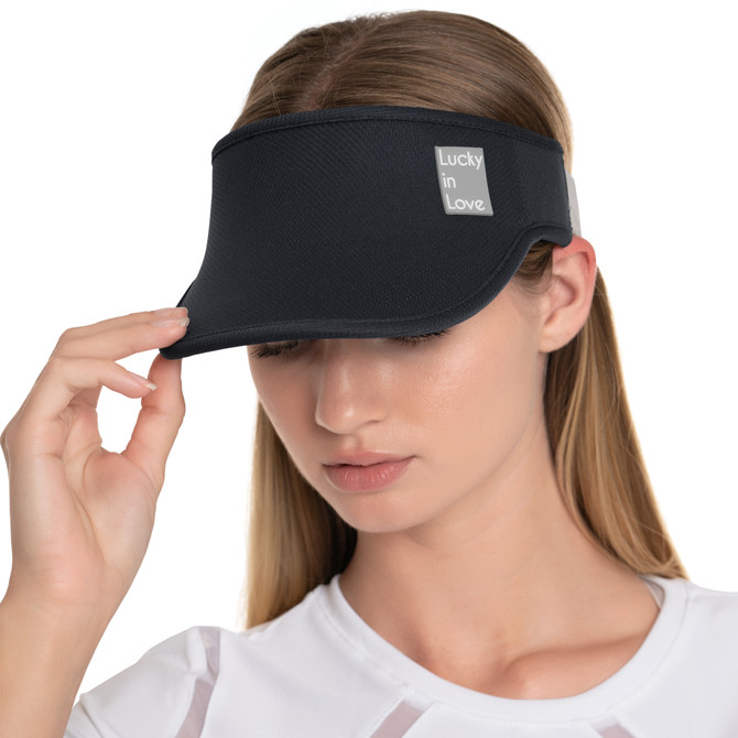 Lucky in Love Women’s Performance Visor, Lightweight Adjustable Visor w/ Moisture-Wicking Headband, Golf, Padel & Pickleball 