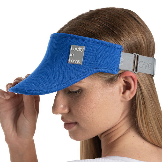 Lucky in Love Women’s Performance Visor, Lightweight Adjustable Visor w/ Moisture-Wicking Headband, Golf, Padel & Pickleball 