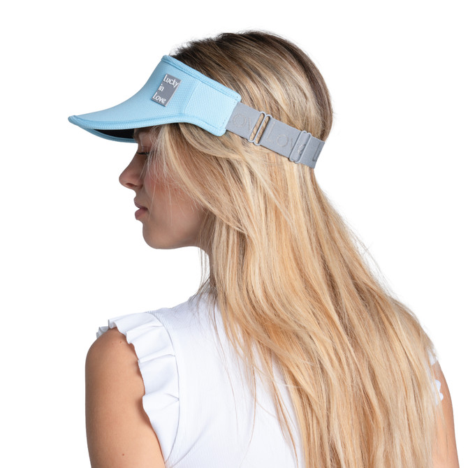 Lucky in Love Women’s Performance Visor, Lightweight Adjustable Visor w/ Moisture-Wicking Headband, Golf, Padel & Pickleball 