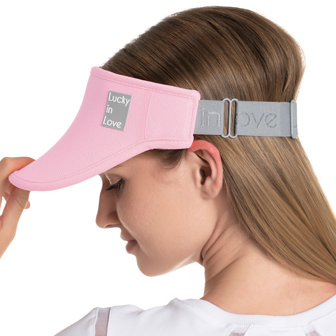 Lucky in Love Women’s Performance Visor, Lightweight Adjustable Visor w/ Moisture-Wicking Headband, Golf, Padel & Pickleball 