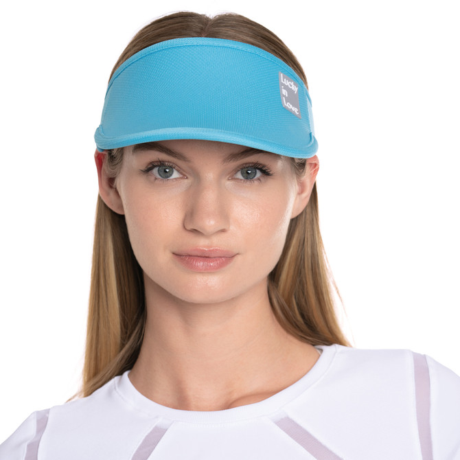 Lucky in Love Women’s Performance Visor, Lightweight Adjustable Visor w/ Moisture-Wicking Headband, Golf, Padel & Pickleball 
