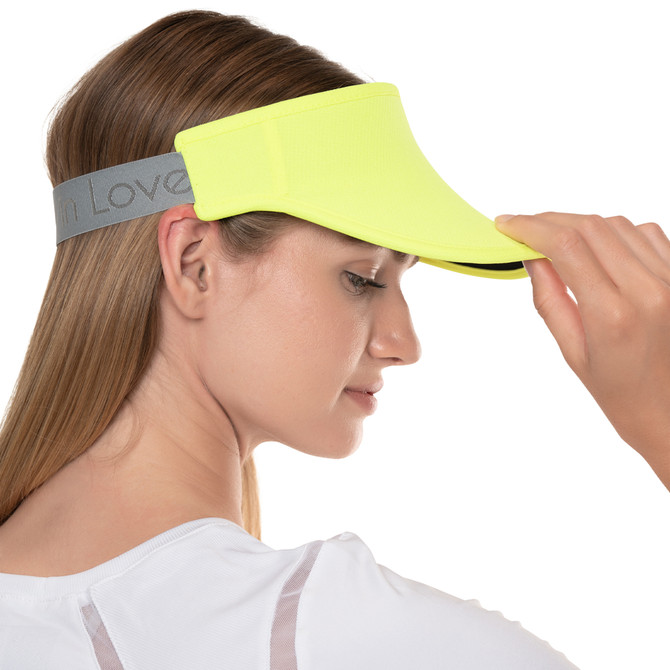 Lucky in Love Women’s Performance Visor, Lightweight Adjustable Visor w/ Moisture-Wicking Headband, Golf, Padel & Pickleball 