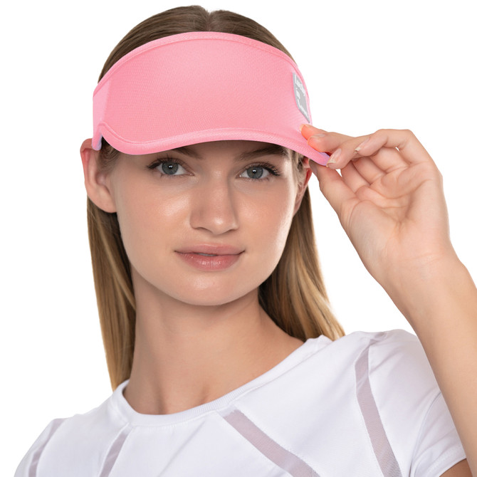 Lucky in Love Women’s Performance Visor, Lightweight Adjustable Visor w/ Moisture-Wicking Headband, Golf, Padel & Pickleball 