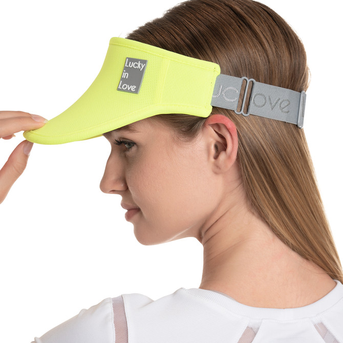 Lucky in Love Women’s Performance Visor, Lightweight Adjustable Visor w/ Moisture-Wicking Headband, Golf, Padel & Pickleball 
