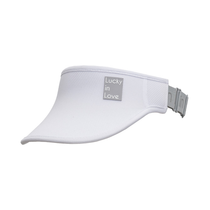 Lucky in Love Women’s Performance Visor, Lightweight Adjustable Visor w/ Moisture-Wicking Headband, Golf, Padel & Pickleball 
