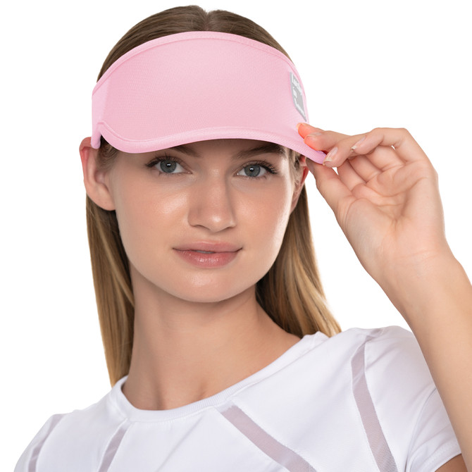 Lucky in Love Women’s Performance Visor, Lightweight Adjustable Visor w/ Moisture-Wicking Headband, Golf, Padel & Pickleball 