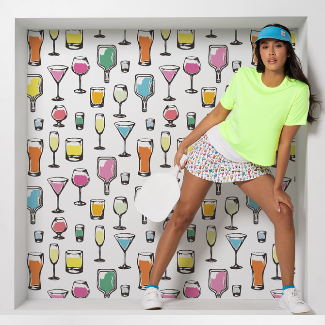 Lucky in Love Women’s Performance Visor, Lightweight Adjustable Visor w/ Moisture-Wicking Headband, Golf, Padel & Pickleball 