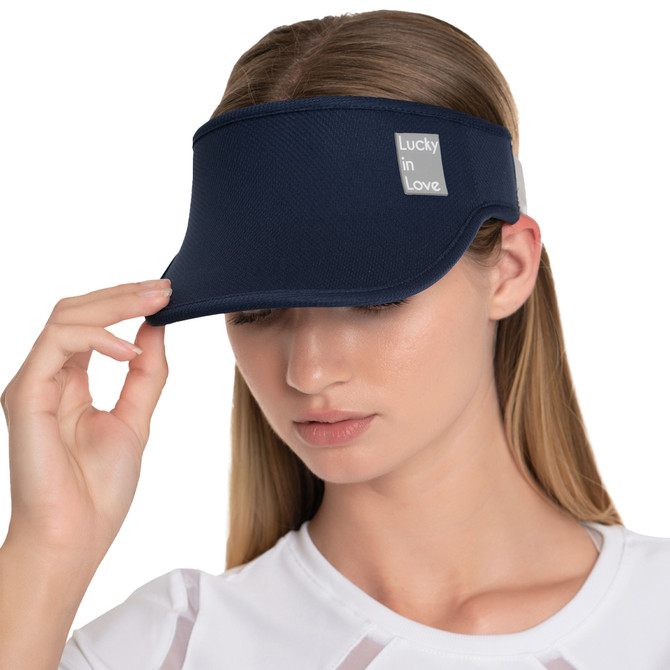 Lucky in Love Women’s Performance Visor, Lightweight Adjustable Visor w/ Moisture-Wicking Headband, Golf, Padel & Pickleball 