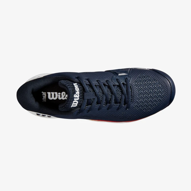 Wilson Men's Rush Pro Ace Tennis Shoe (Size 10.5, Navy Blazer/White/Infrared) (No Original Box)