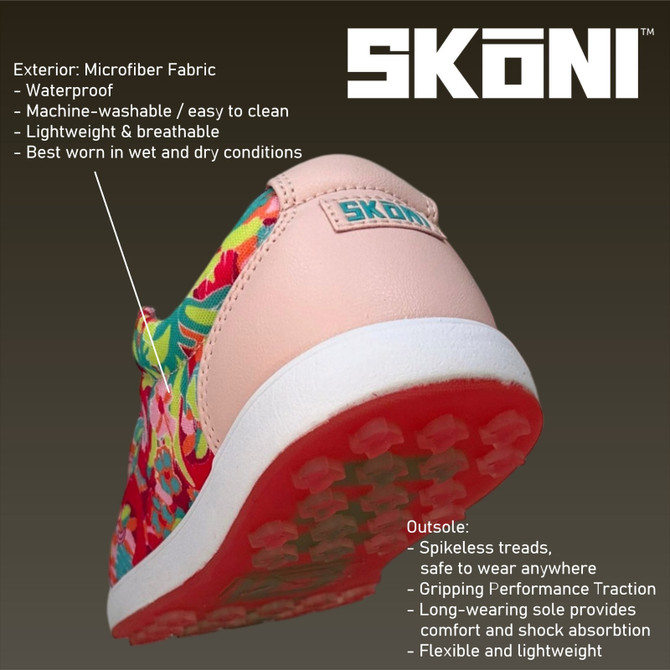 SKONI Men's G2 | Spikeless | Waterproof | Slip On | Golf Shoe 