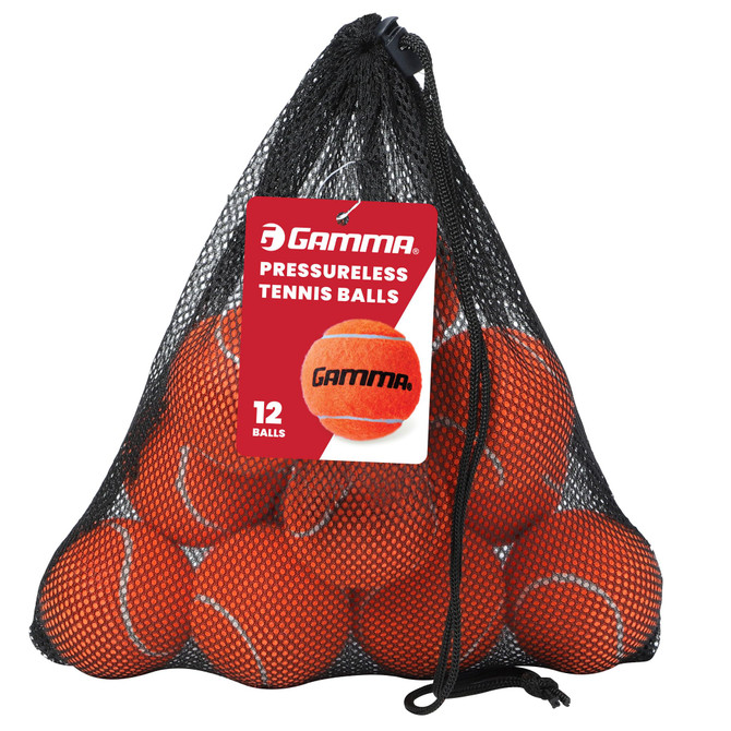 Gamma Pressureless Tennis Balls | Bag of 12