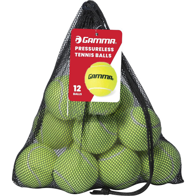 Gamma Pressureless Tennis Balls | Bag of 12