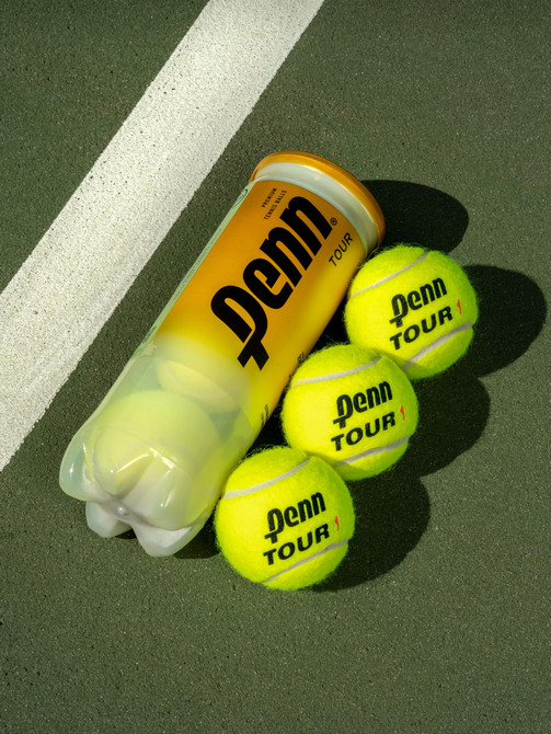 Penn Tour Extra Duty Tennis Balls | 24 Cans | 72 Balls