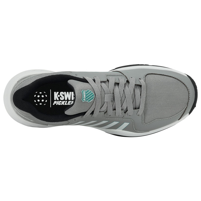 K-Swiss Men's Court Express Pickleball Shoe (Ultimate Gray/White/Baltic) 