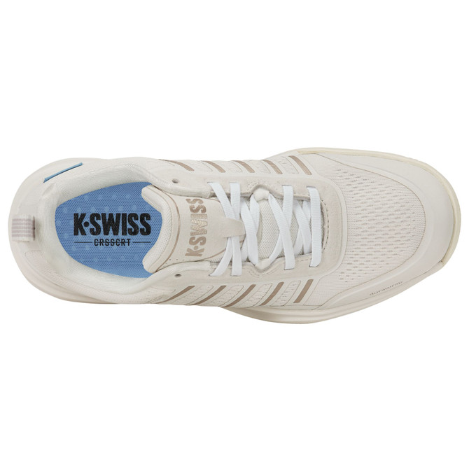 K-Swiss Women's Ultra Court Pickleball Shoe (Blanc de Blanc/Rose Gold) 
